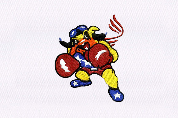 Boxing Bulldog Embroidery Review
