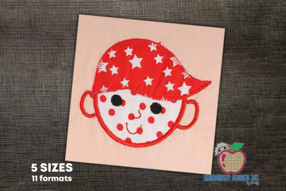 Cartoon Boy Face Applique Review