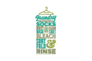 Laundry Room Subway Art Hanger