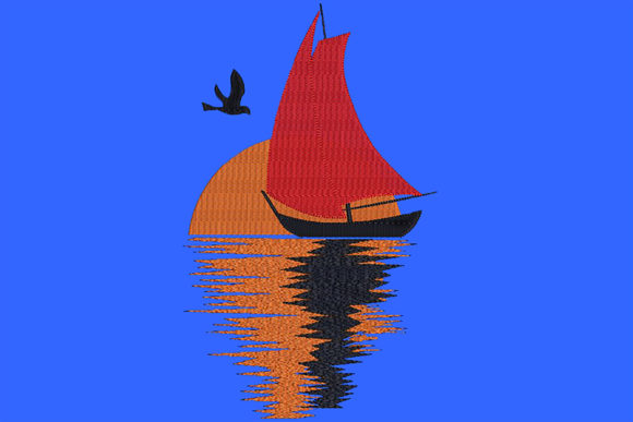 Sailing Boat: A Sunset Silhouette Review
