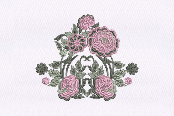 Subtly Flower Quilting Design