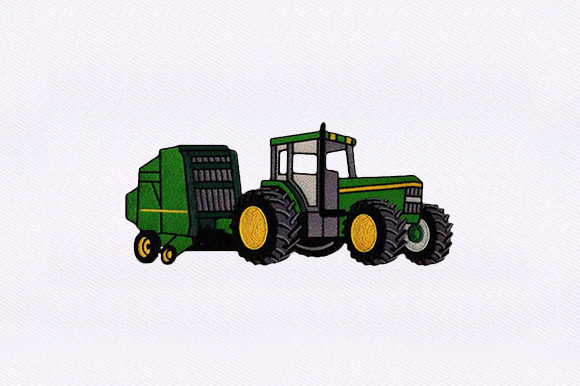 Tractor Swather: A Boutique Sweatshirt Embroidery Review