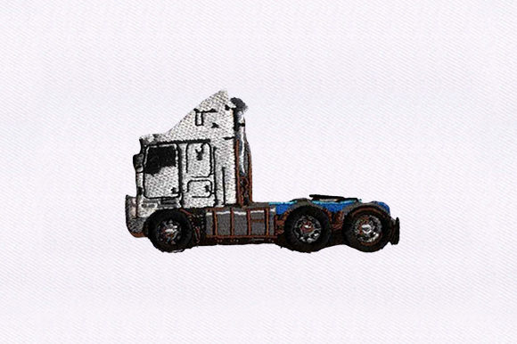 White Trailer Truck Embroidery Review