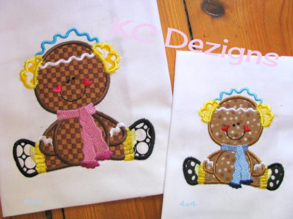 Winter Ginger 03 Applique